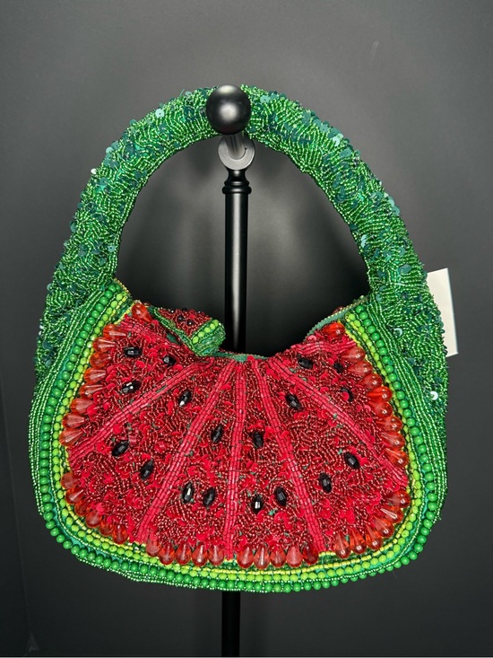 Handbags - New Viral Beaded Purse Bag Made in India Summer Resort Novelty Watermelon